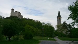 Balzers Schloss Gutenberg und Kirche