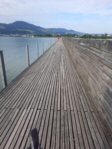Vertraute Wege - Steg bei Rapperswil